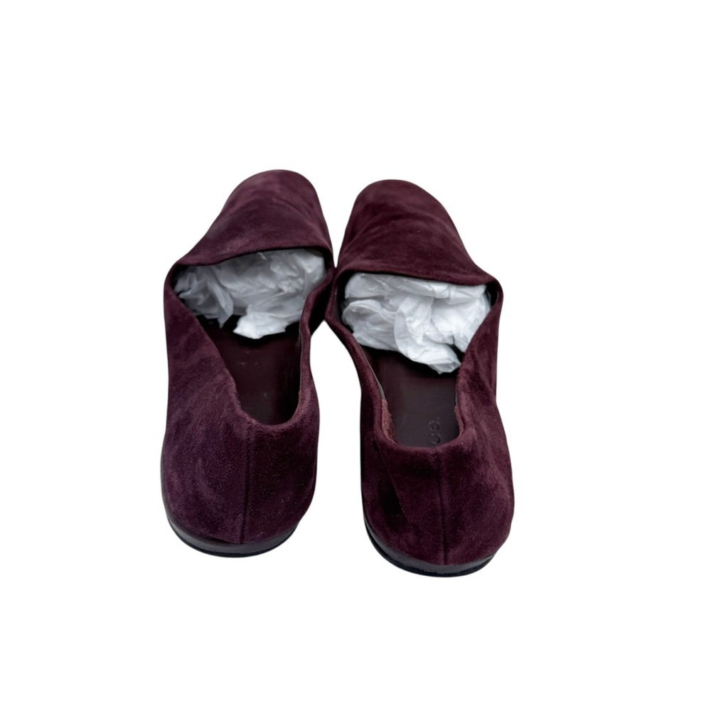 Vince Paz Suede Slip On Loafer flats Burgundy Size 8 - Picture 4 of 6